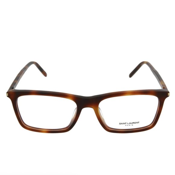 Saint Laurent Havana Brown Square Eyeglasses! - Picture 2 of 4
